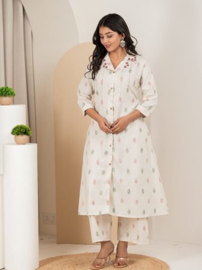 white long Kurthi