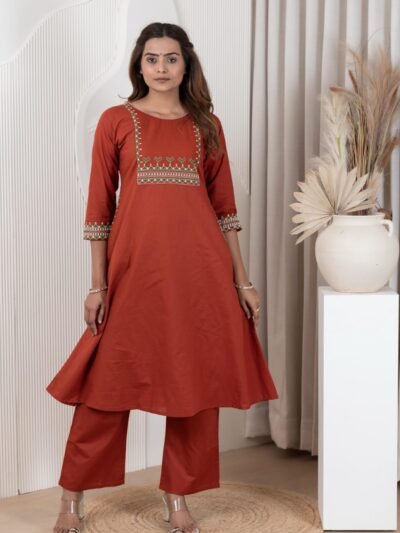 red Kurthi